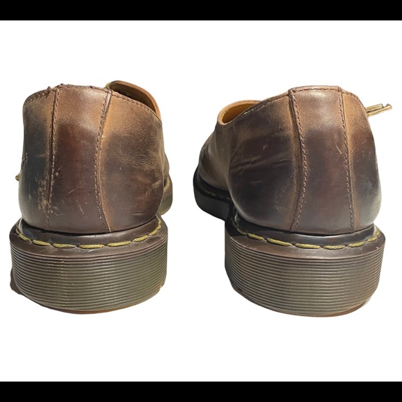 Dr. Martens Brown Leather Oxfords - Picture 11 of 12